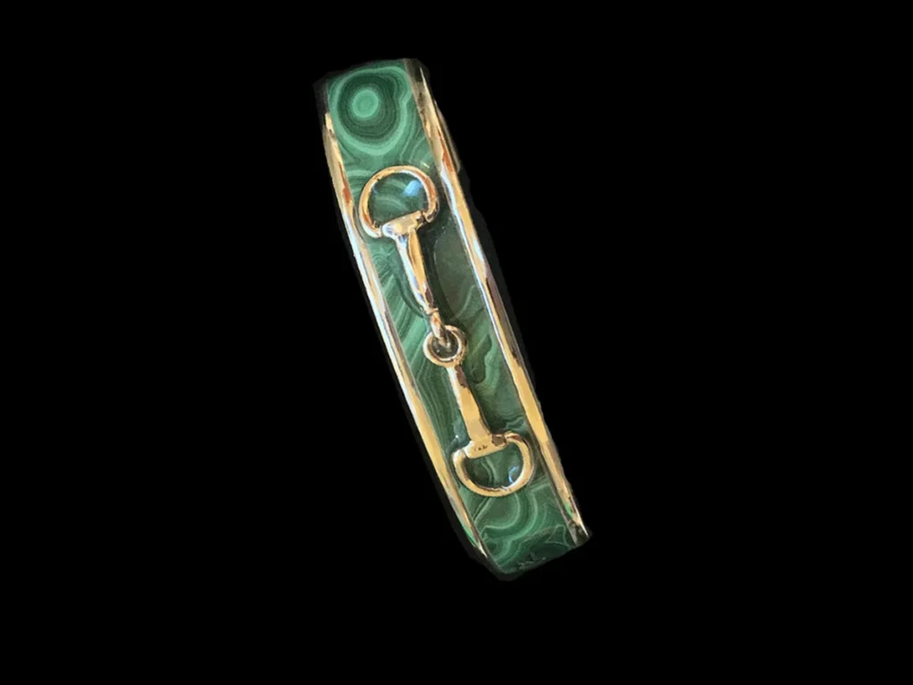 Gold Snake Malachite Bit