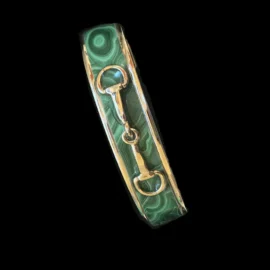 Gold Snake Malachite Bit