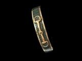 Gold Hunter Green Snakeskin Bit