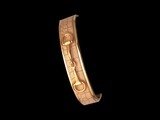 Gold Beige Croc Skin Bit