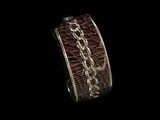 S Wide BR Leather Chain
