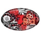 Magnafab Go Red Scroll Rose